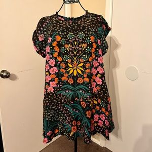 Free People Multicolor Flower Dress